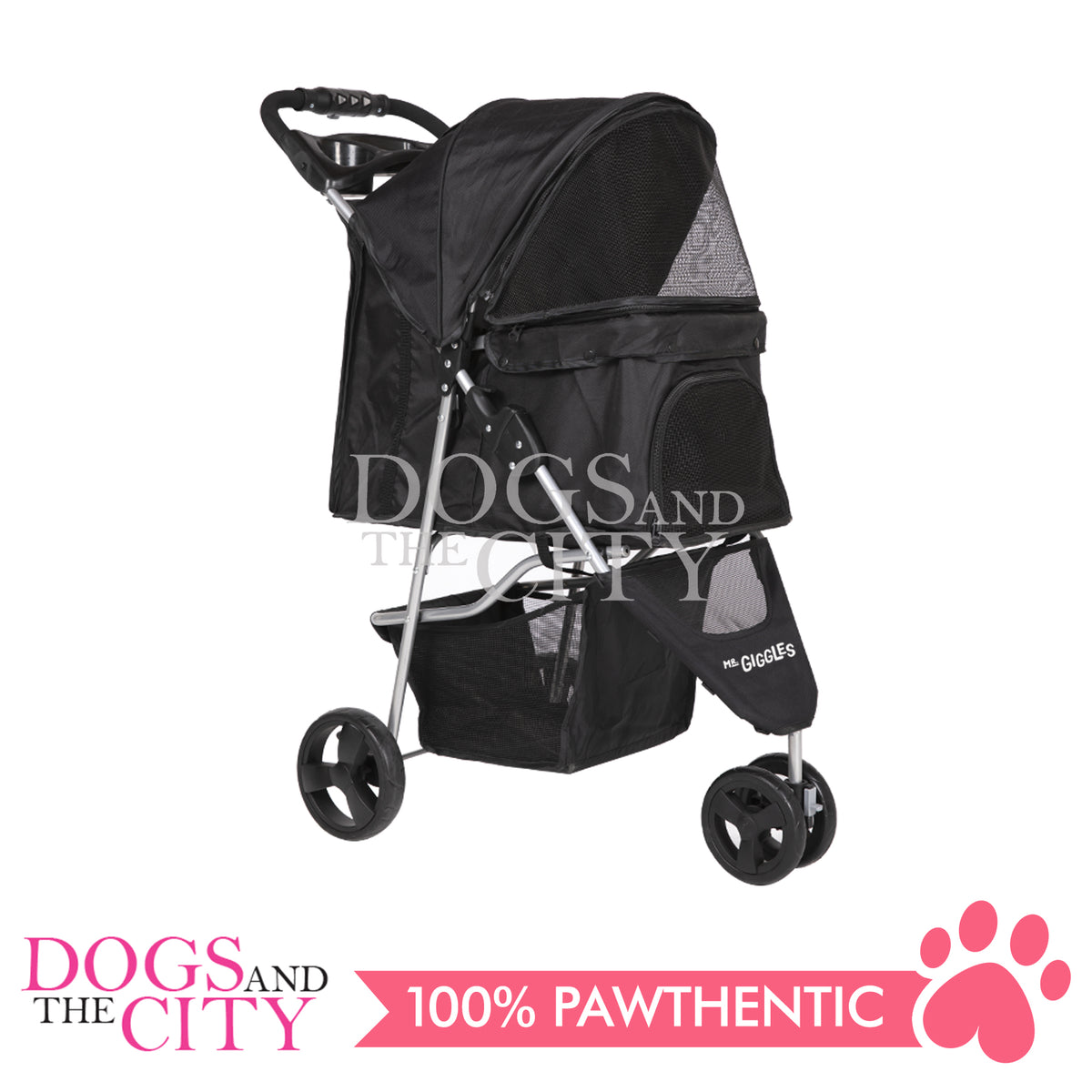 Giggles SP03 Wheels Pet Stroller with One Hand Folding
