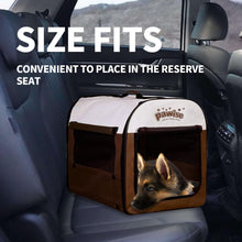 Load image into Gallery viewer, PAWISE 12527 Foldable Soft Dog Crate Pet Kennel House, Portable Crate for Medium to Large Dogs, Lightweight Travel Crate Kennel Indoor & Outdoor, Large 79x56x61cm