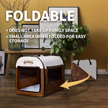 Load image into Gallery viewer, PAWISE 12527 Foldable Soft Dog Crate Pet Kennel House, Portable Crate for Medium to Large Dogs, Lightweight Travel Crate Kennel Indoor & Outdoor, Large 79x56x61cm