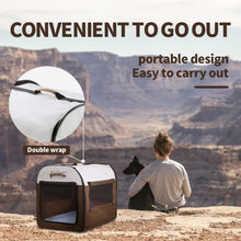 Load image into Gallery viewer, PAWISE 12527 Foldable Soft Dog Crate Pet Kennel House, Portable Crate for Medium to Large Dogs, Lightweight Travel Crate Kennel Indoor & Outdoor, Large 79x56x61cm