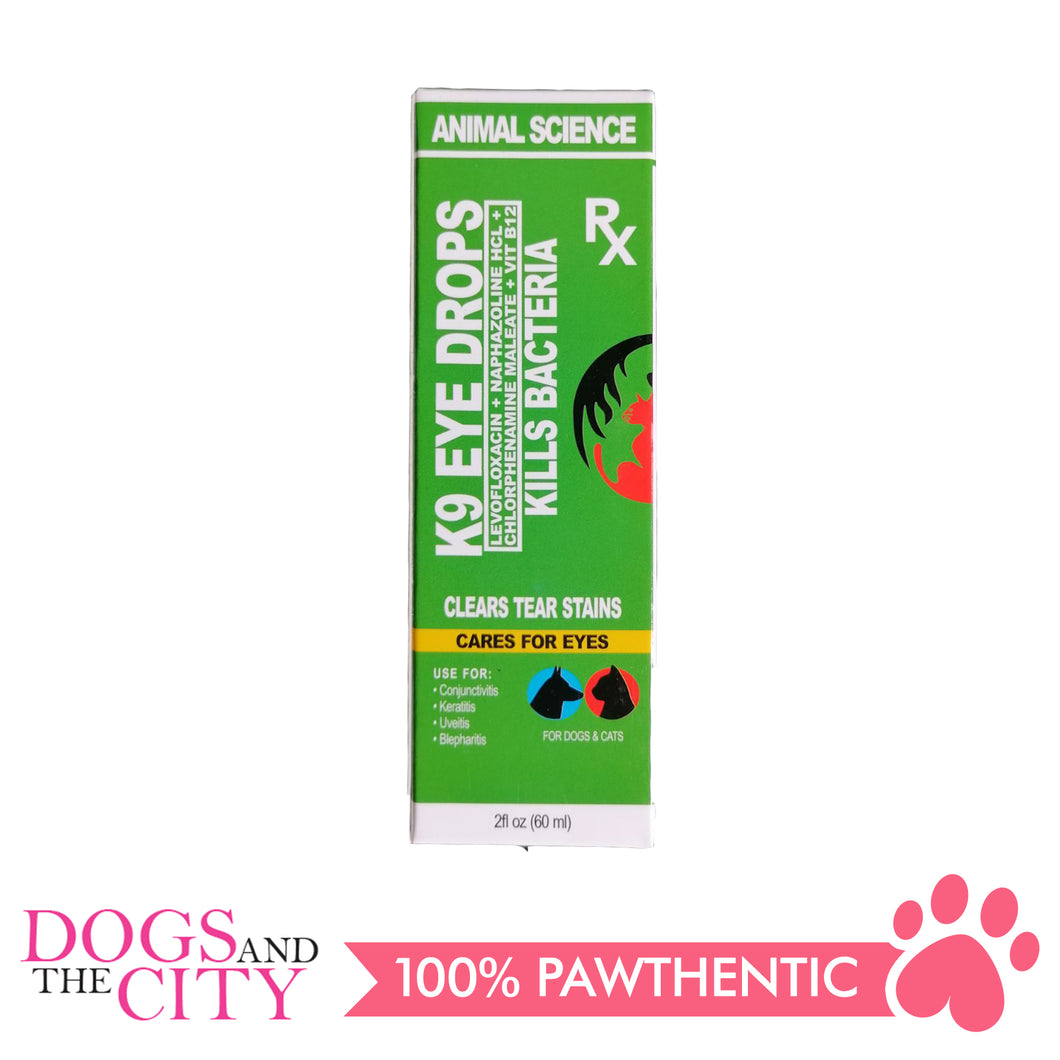 Animal Science K9 Eye Drops 60ml - Dogs And The City Online