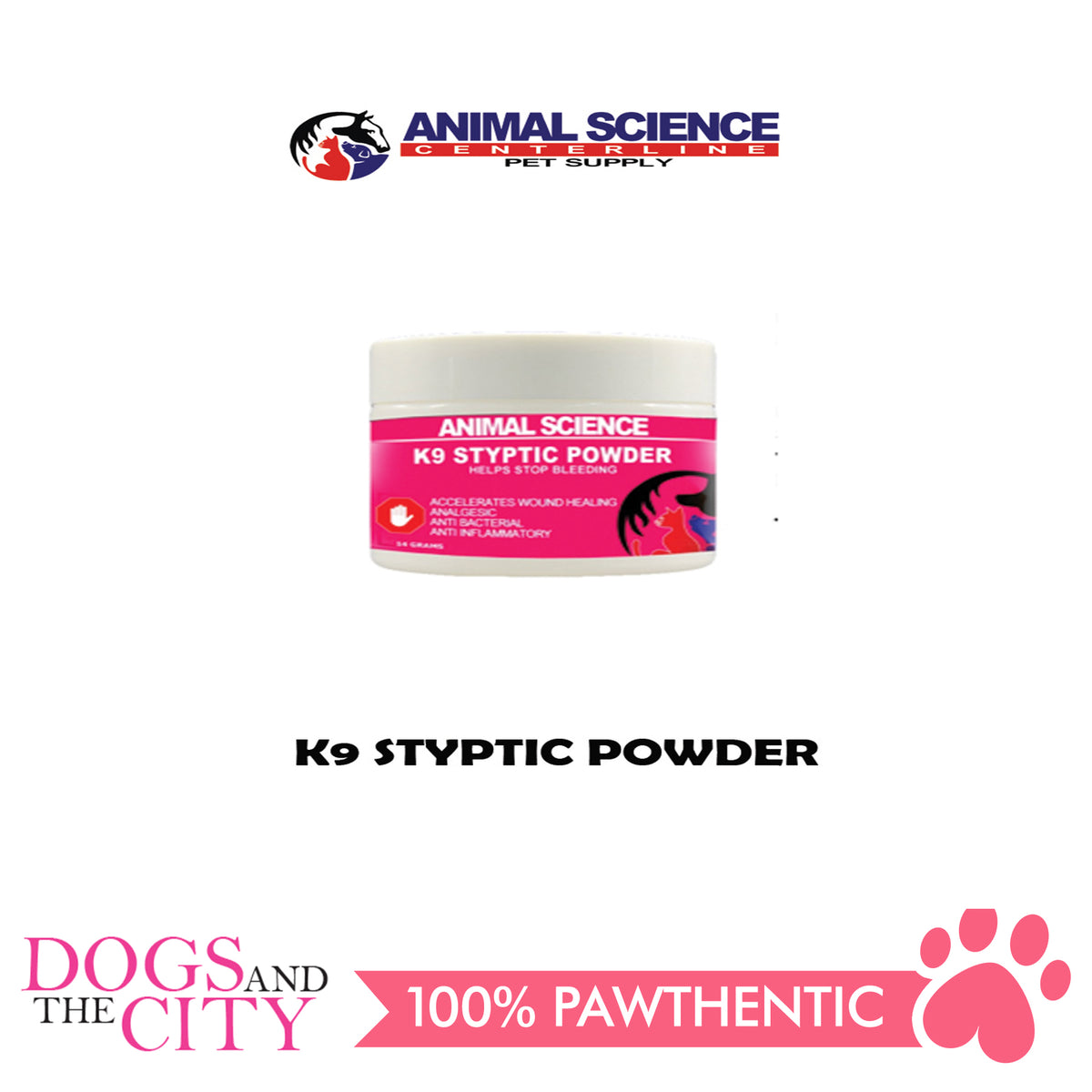 Animal Science K9 Styptic Powder 14 grams Dogs And The City Online