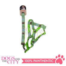Load image into Gallery viewer, BM Adjustable Pet Harness and Leash Checkered Design for Dog and Cat 2.5cm
