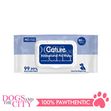 Load image into Gallery viewer, Cature Antibacterial Pet Wipes For Dogs & Cats 80Ct