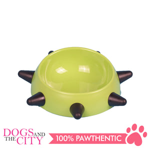 DGZ Beveled Round Bowl With Long Rivet 16x5cm 160ml for Dog and Cat
