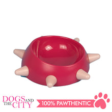 Load image into Gallery viewer, DGZ Beveled Round Bowl With Long Rivet 16x5cm 160ml for Dog and Cat