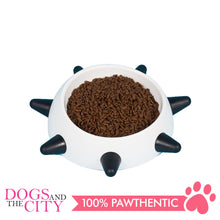 Load image into Gallery viewer, DGZ Beveled Round Bowl With Long Rivet 16x5cm 160ml for Dog and Cat