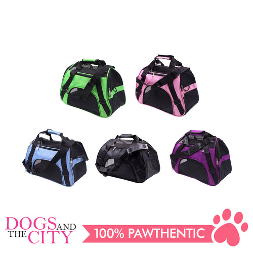 DGZ Pet Foldable Breathable Carrier Bag Small 43x21x30cm for Dog and Cat