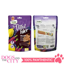 Load image into Gallery viewer, DENTALIGHT 10134 5" Medium Vital Fiber Wellbar×5pcs 85g Pear, Purple Carrot, Blueberry Dog Treats