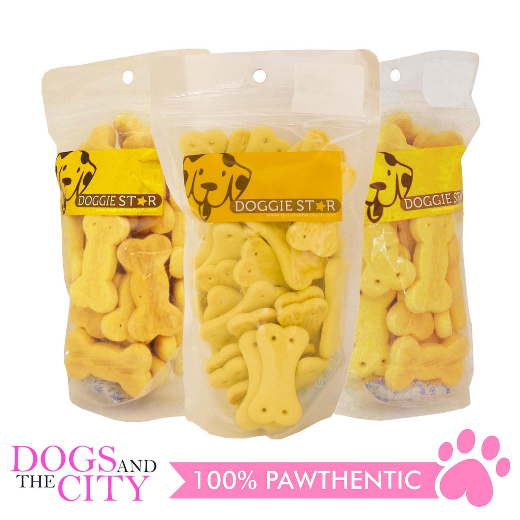 Doggie Star Milk Dog Biscuit 80g (3 packs) - All Goodies for Your Pet