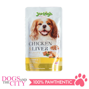 JerHigh Pouch Chicken and Liver in Gravy 120g (3 pieces)