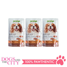 Load image into Gallery viewer, JerHigh Pouch Beef Grilled & Carrot In Gravy 120g (3 pieces)