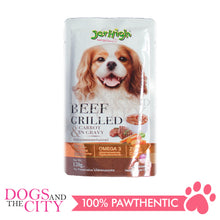 Load image into Gallery viewer, JerHigh Pouch Beef Grilled & Carrot In Gravy 120g (3 pieces)