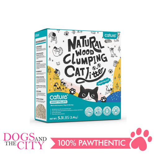 Cature Natural Wood Clumping Cat Litter Smart Pellet 6L - Dogs And The City Online