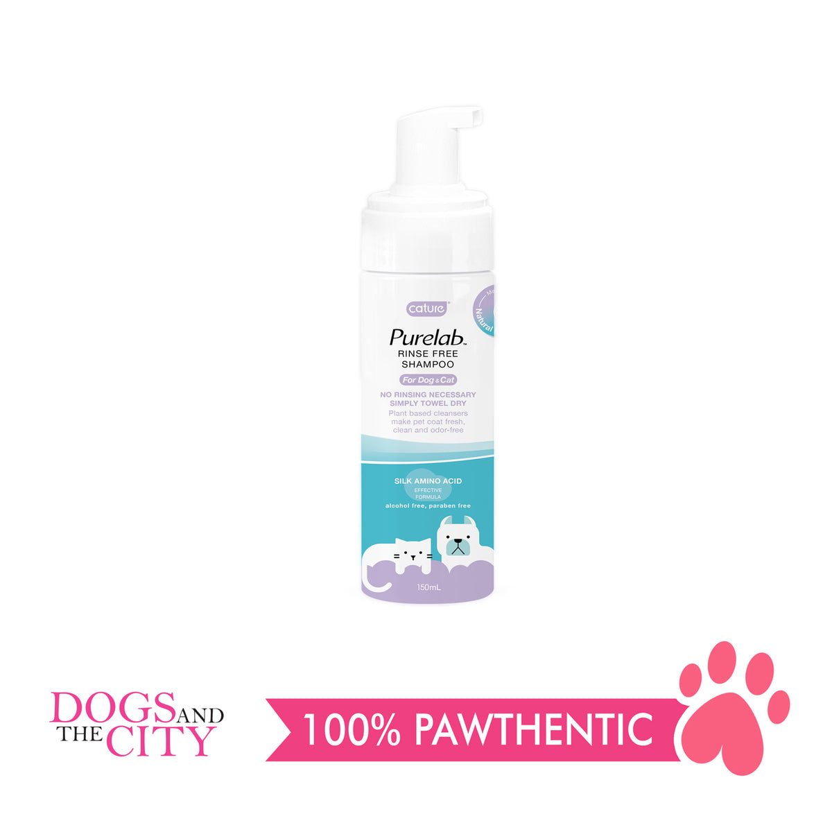 Cature Rinse Free Shampoo 150ml – Dogs And The City Online