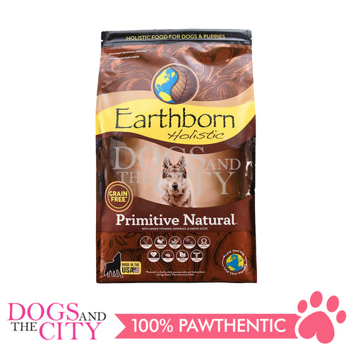 EARTHBORN HOLISTIC Primitive Natural Grain Free All Lifestages Puppy and Adult Dog Food 12kg