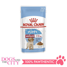 Load image into Gallery viewer, Royal Canin Shn Medium Puppy Wet Dog Food 140gx10pcs