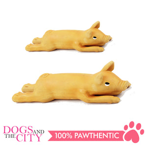 Pawise 14035 Dog Toy Latex Pig Small 20x5.5x6cm