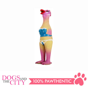 Pawise 14047 Dog Toy Latex Hen 24x5.5x4.5cm - All Goodies for Your Pet