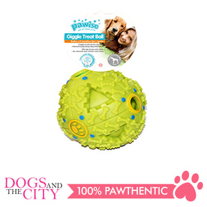 Pawise 14103 Dog Toy Giggle Treat Ball 11.5cm - All Goodies for Your Pet