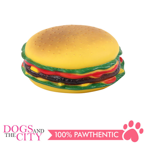 Pawise 14121 Dog Toy Vinyl Hamburger 12cm - All Goodies for Your Pet