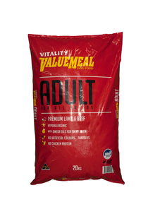 Vitality Value Meal Dog Food (Adult) 20Kg - Dogs And The City Online