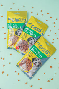 Mr. Giggles GPP0823012 Duck Flavor Heart Shaped Dog Treats 60g (3packs)