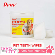 Load image into Gallery viewer, Dono Pet Teeth Finger Wipes 50's