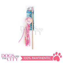Load image into Gallery viewer, AFP 2915 Knotty Habit - Woolly Ball Wand Pink for Cats