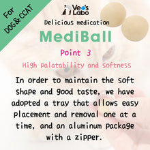 Load image into Gallery viewer, VET&#39;S LABO 16939 Japanese Medi Ball for Dog Liver Flavor Treats 15pcs 20g