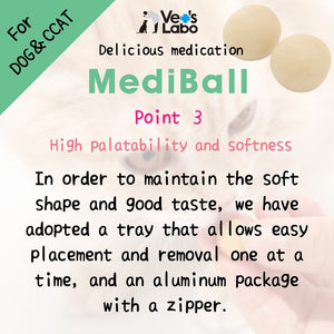 VET'S LABO 16939 Japanese Medi Ball for Dog Liver Flavor Treats 15pcs 20g