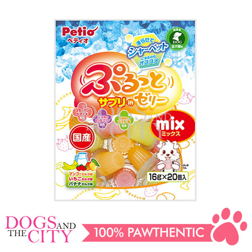 PETIO W12228  Supplement in Jelly mix 16gX20pcs Dog Treats
