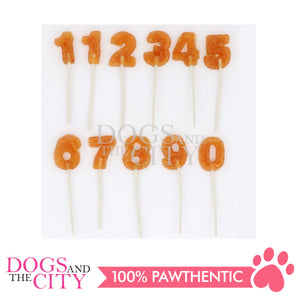 PETIO W13453  Number Stick 11pcs Dog Treats