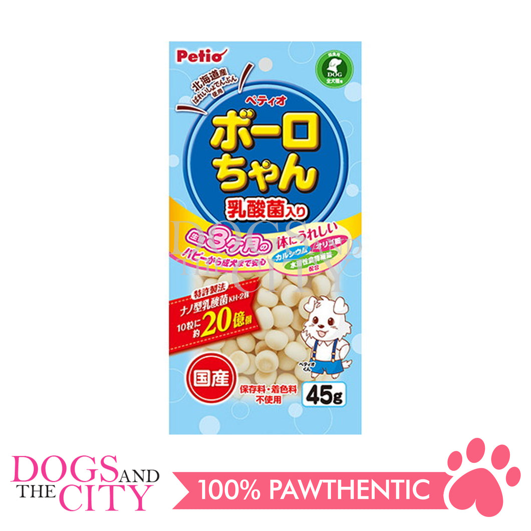 PETIO W13832  Bolo w/ Lactic Acid Bacteria 45g Dog Treats