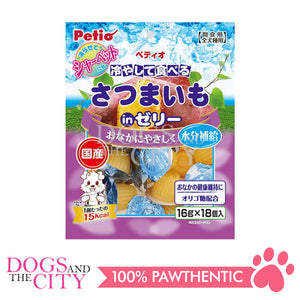 PETIO W13878  Chilled Sweet Potato in Jelly 16gX18pcs Dogs Treats