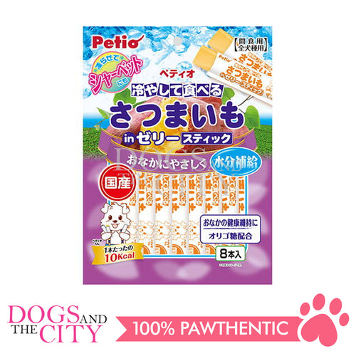 PETIO W13879  Chilled Sweet Potato in Jelly Stick Type 8pcs Dog Treats