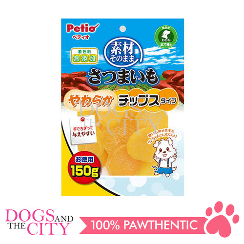 PETIO W13938  Sweet Potato Soft Chips Type 150g Dog Treats