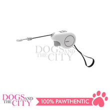 Load image into Gallery viewer, PETIO W50715 Reel Lead Automatic Hand Leve White Pet Leash for 5Kg 3meters Small Dog and Cat