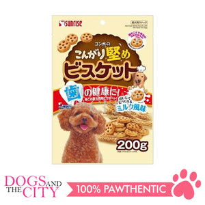 SUNRISE SGN-204 Hard Type Dental Biscuits with Milk flavor for Dogs 200g