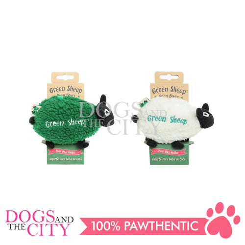 GKDC20 Green Sheep Pet Poop Bag Holder Lamb