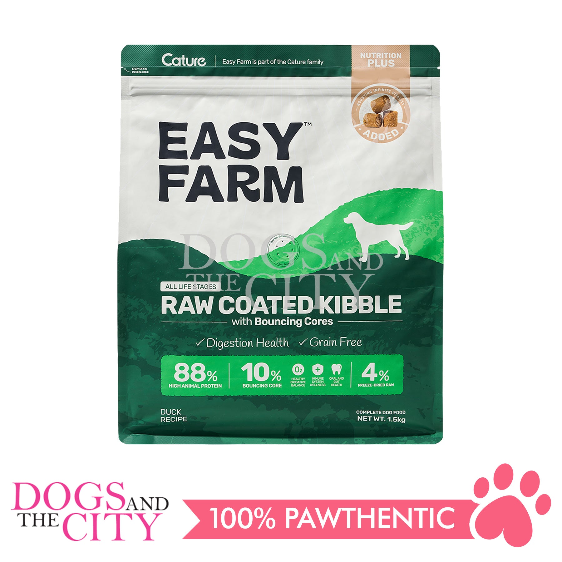 Cature Easy Farm Grain Free Nutrition Plus Dog Food Duck Recipe