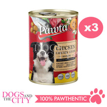 Load image into Gallery viewer, PAWTA Grain Free Canned  Wet Dog Food 400g (3 Cans)