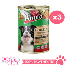 Load image into Gallery viewer, PAWTA Grain Free Canned  Wet Dog Food 400g (3 Cans)