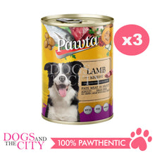 Load image into Gallery viewer, PAWTA Grain Free Canned  Wet Dog Food 400g (3 Cans)