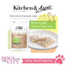 Load image into Gallery viewer, VET&#39;S LABO 16957 Kitchen &amp; Aspic Dog Pork and Apple Japanese Jelly Dog Food 80g