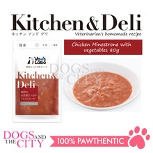 Load image into Gallery viewer, VET&#39;S LABO 16922 Kitchen &amp; Deli Chicken and Vegetable Minestrone Soup for Dogs Japanese Pet Food 80g