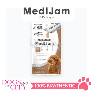 VET'S LABO 16967 Medi Jam Beef Japanese Grain Free Treat for Dog 6g x 8pcs