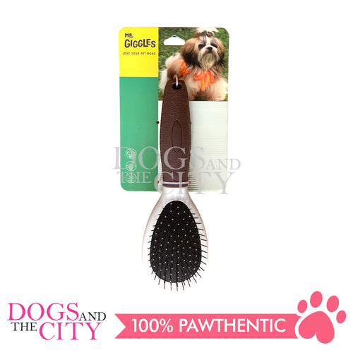 Mr. Giggles Round Double Brush Milk white + coffee color