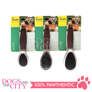 Mr. Giggles Round Double Brush Milk white + coffee color