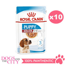 Load image into Gallery viewer, Royal Canin Shn Medium Puppy Wet Dog Food 140gx10pcs - Dogs And The City Online